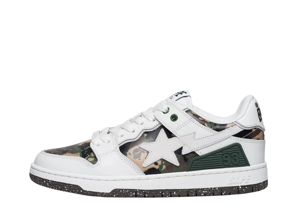 BAPE ホワイト スニーカー クロコエンボスレザーのBAPE STA™が登場。 | bape.com