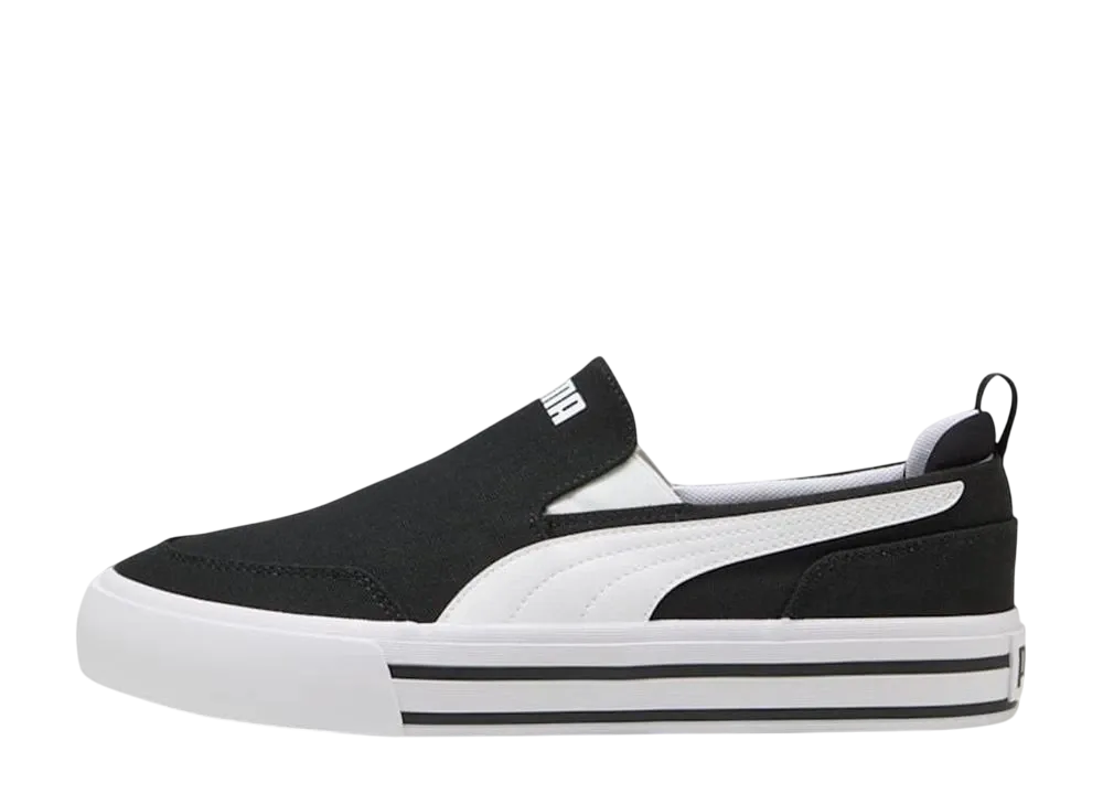 Puma Court Classic Vulc Slip-On "Puma Black/Puma White"