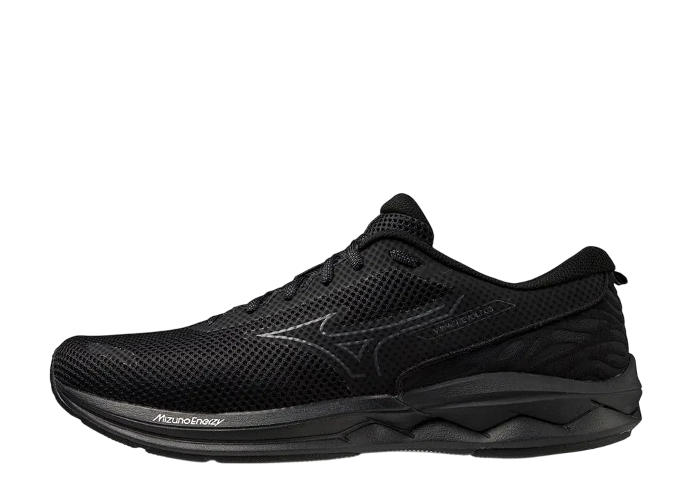 ミズノ ウエーブリボルト3 ワイド "ブラック/ダークグレー/ブラック"