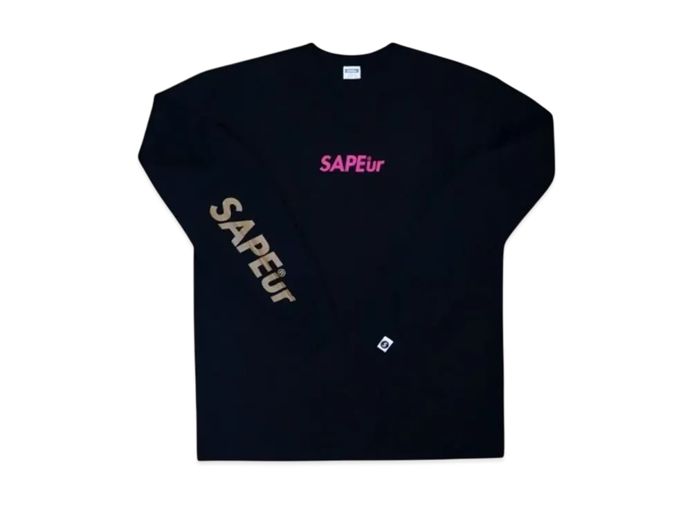 SAPEur Sakura Head Long Sleeve L/S Tee "Black"