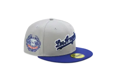 NEW ERA x THE CAP 'Tokyo Series 02' 59Fifty Los Angeles Dodgers "Grey/Dark Royal"