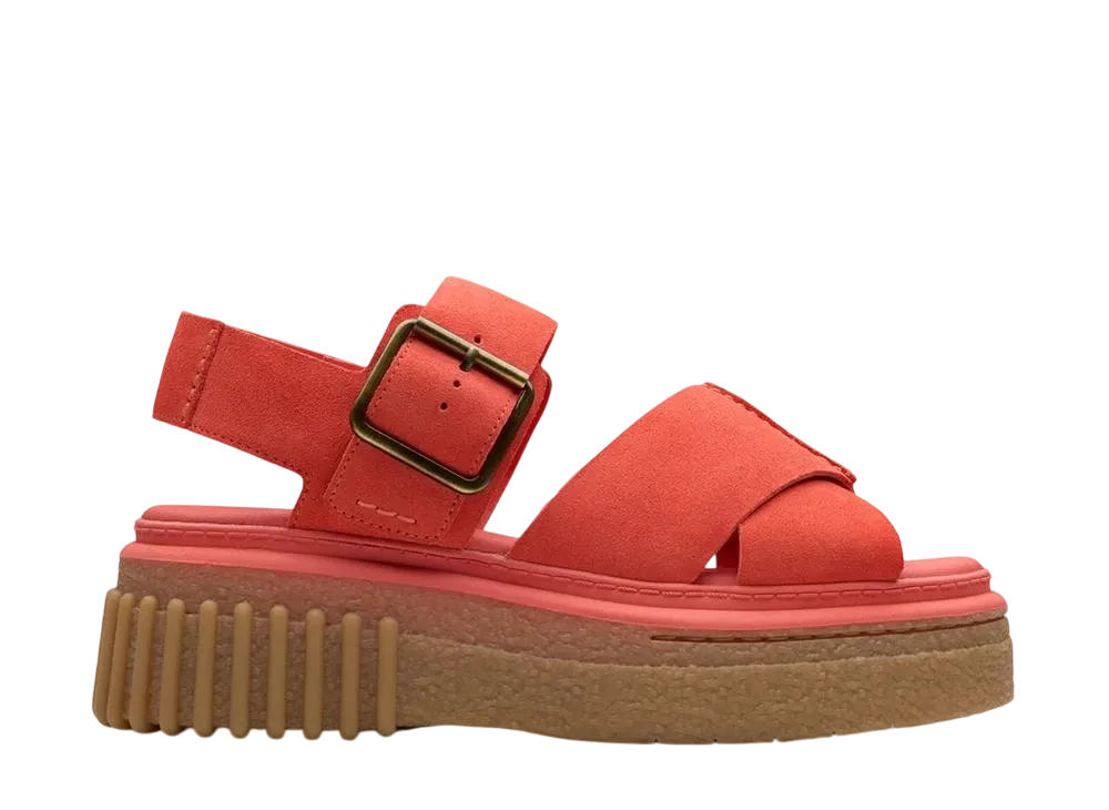 クラークス ウィメンズ エヴァマー ウィッシュ "コーラルスウェード"