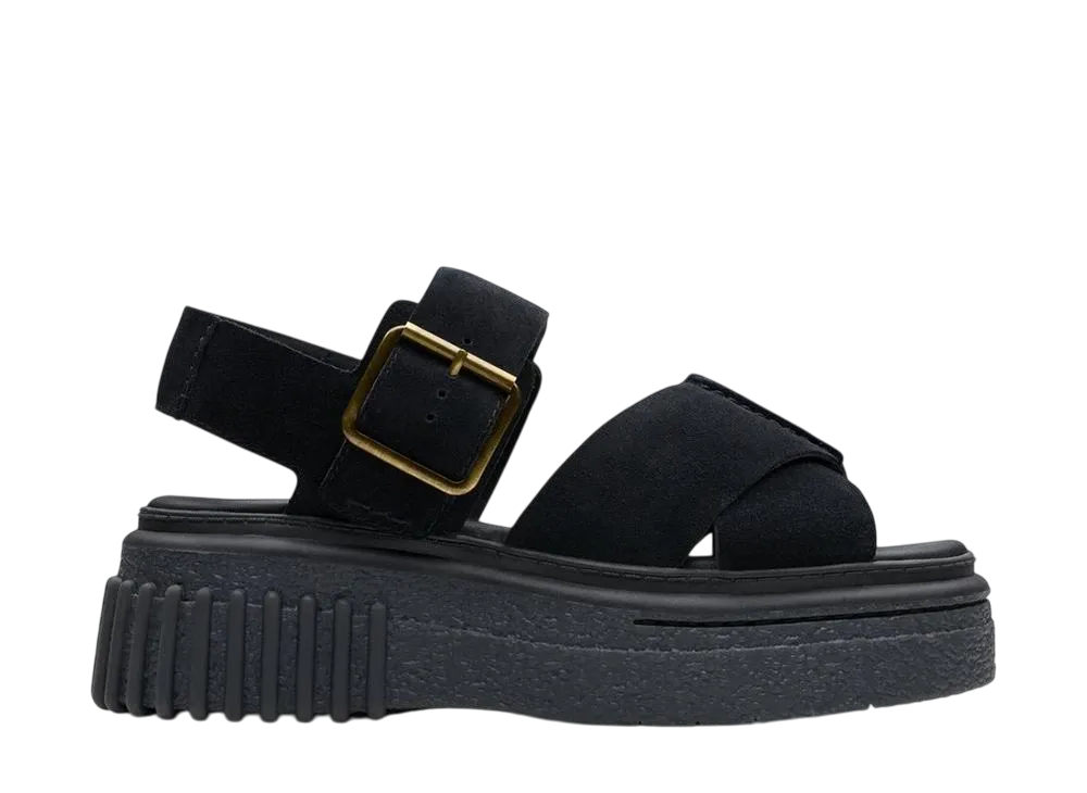 Clarks Women's Evamar Wish "Black Suede"