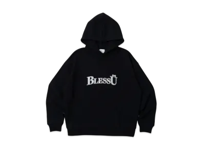 BLESS U BU OG Logo Hoodie "Black/White"