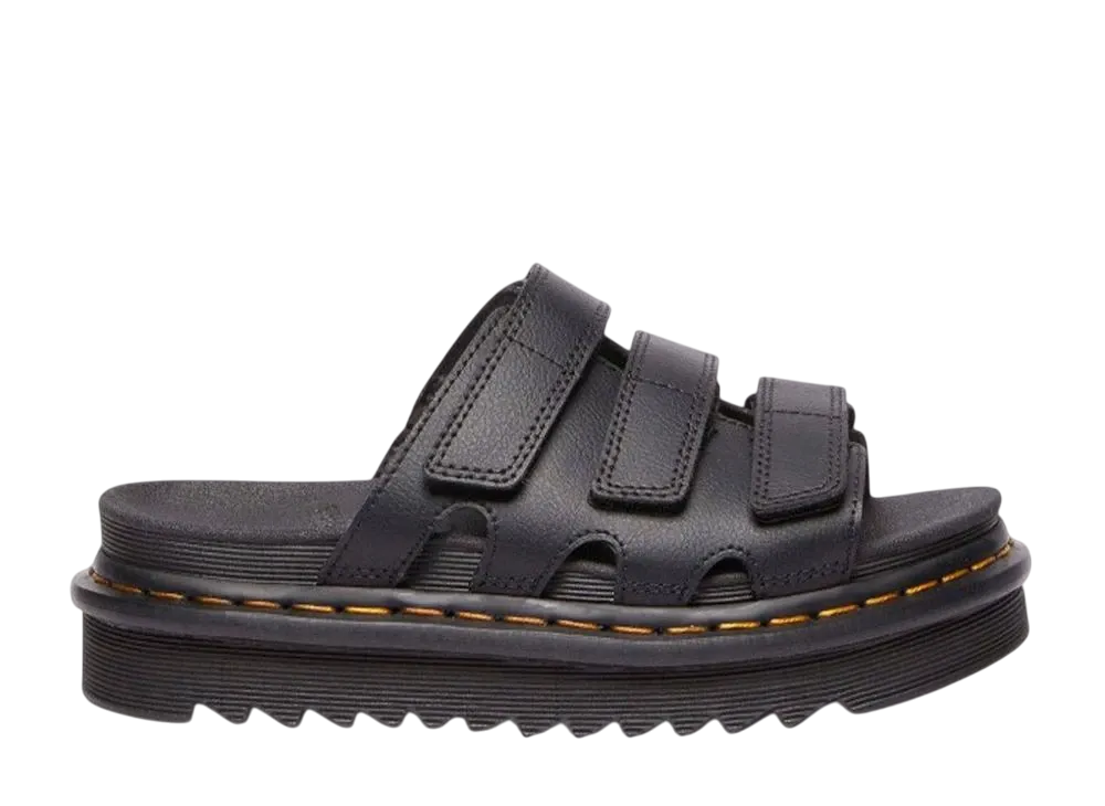 ドクターマーチン レイン スライド サンダル "ブラック"