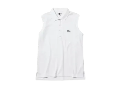NEW ERA Golf Women's Sleeveless Polo Shirt "White"