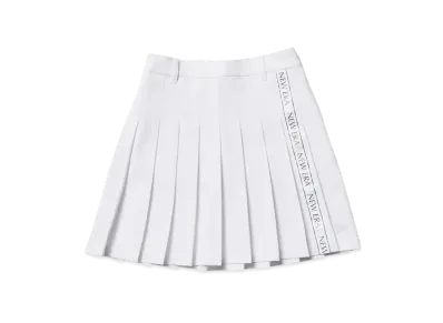 NEW ERA Golf Women's Pleats Sskirt Vertical Logo "White"
