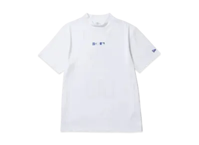 NEW ERA Golf Short Sleeve Kanoko Mid-Neck T-Shirt Los Angeles Dodgers "White"