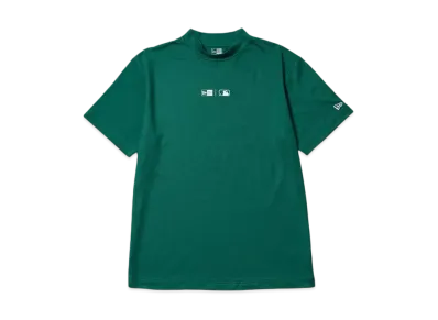 NEW ERA Golf Short Sleeve Kanoko Mid-Neck T-Shirt New York Yankees "Emerald Green"