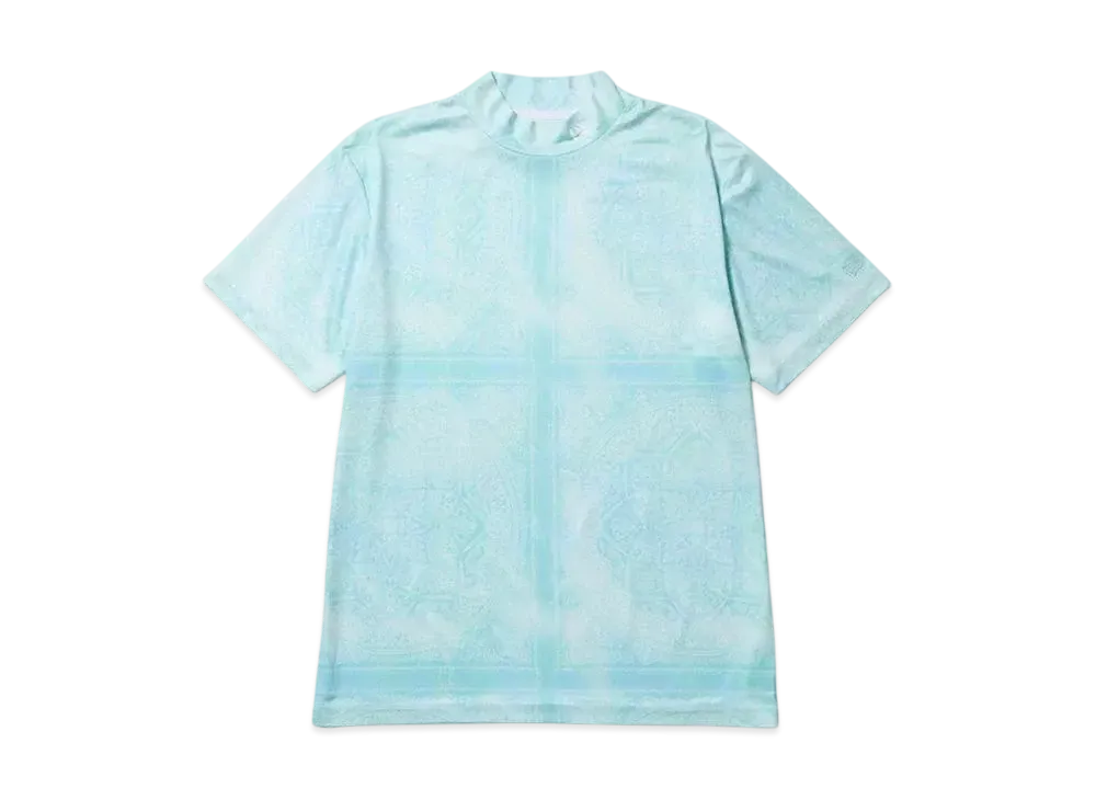 NEW ERA Golf Short Sleeve Kanoko Mid-Neck T-Shirt Bandana All Over "Beach Kiss Blue"