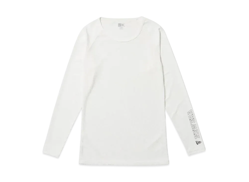 NEW ERA Golf Long Sleeve Crewneck Undershirt "White"