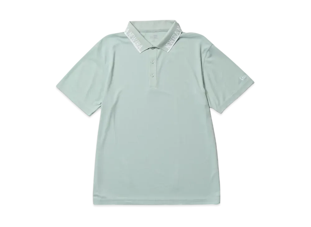 NEW ERA Golf Short Sleeve Kanoko Polo Shirt Collar Logo "Beach Kiss Blue"