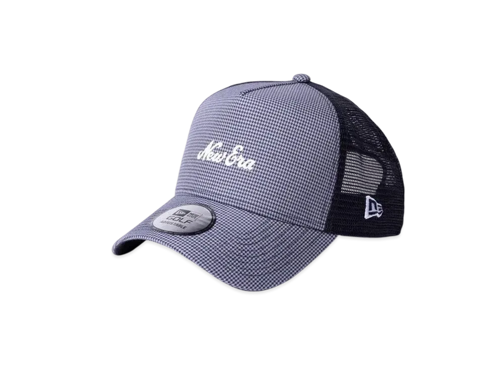 NEW ERA Golf 9Forty A-Frame Tracker Houndstooth "Navy"