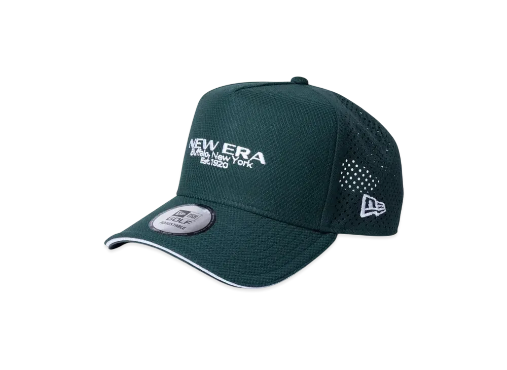 NEW ERA Golf 9Forty A-Frame Diamond Era Laser Performed "Dark Green"
