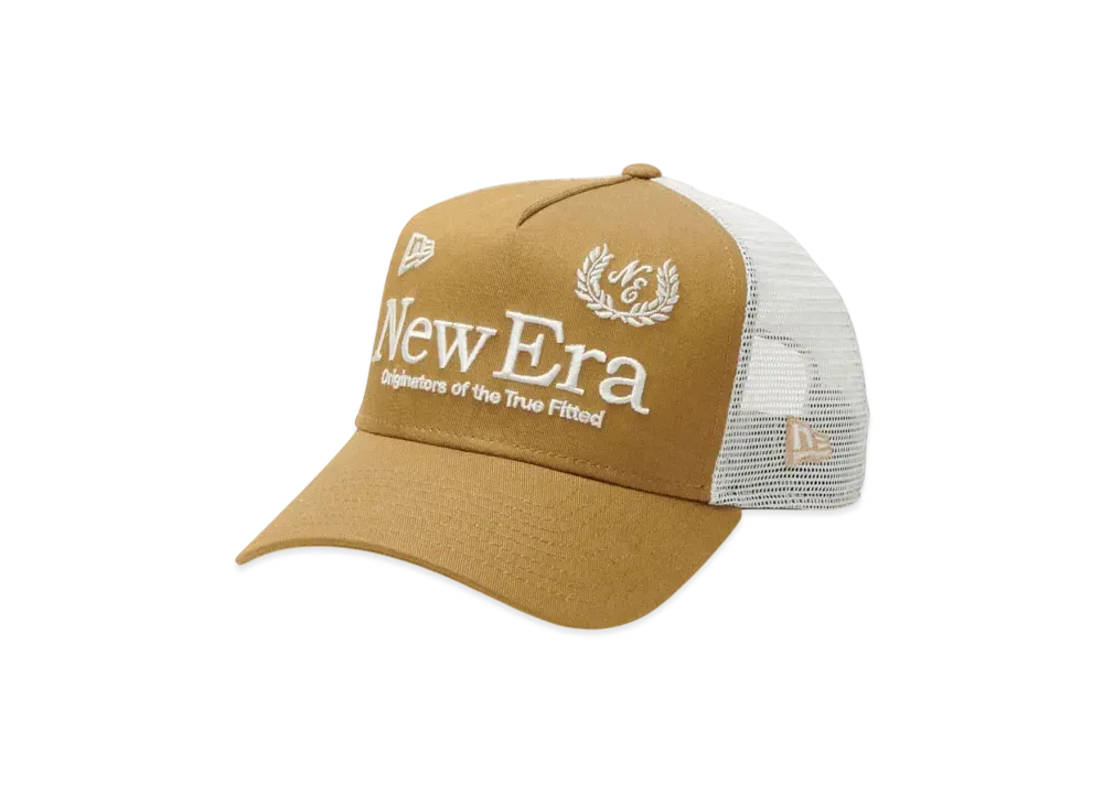 NEW ERA Golf 9Forty A-Frame Tracker Sustainable Series ECOPET "Beige/White"