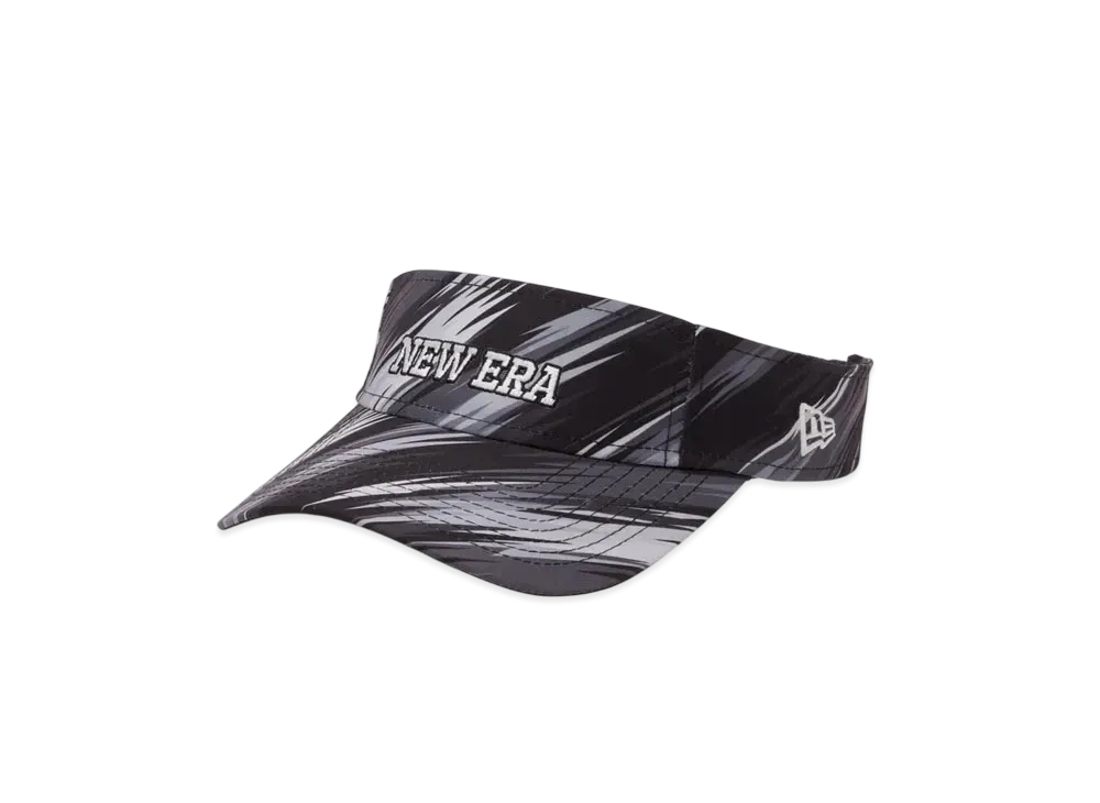 NEW ERA Golf Sun Visor Palm Leaf Camo "Black Camo"