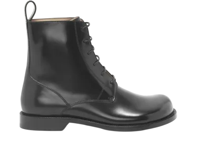 LOEWE Campo ankle boot in brushed calfskin "Black"