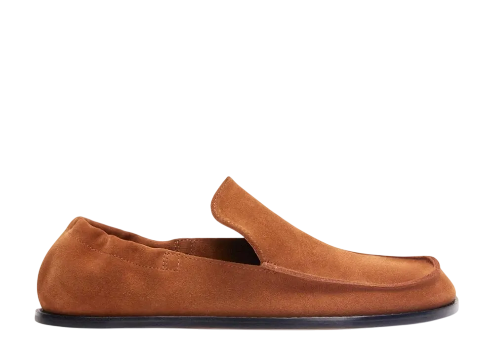 ロエベ フレックス ローファー スウェード "チョコレート"