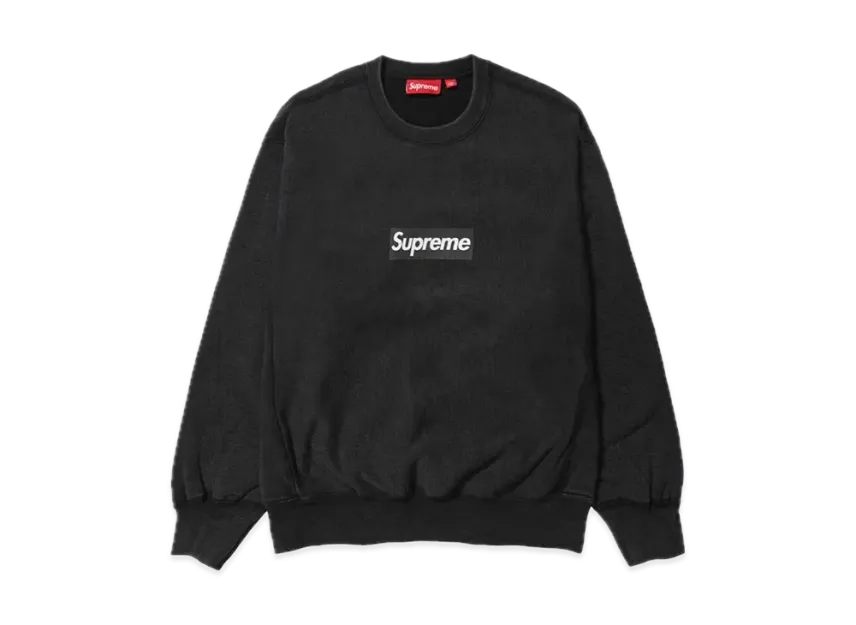 Supreme Washed Box Logo Crewneck Supreme Washed Box Logo Crewneck