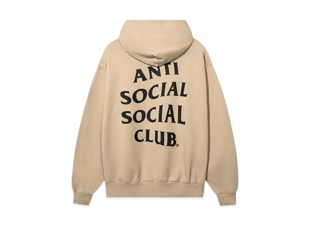ANTI SOCIAL SOCIAL CLUB Mind Games USA MADE Made Hoodie "Tan"