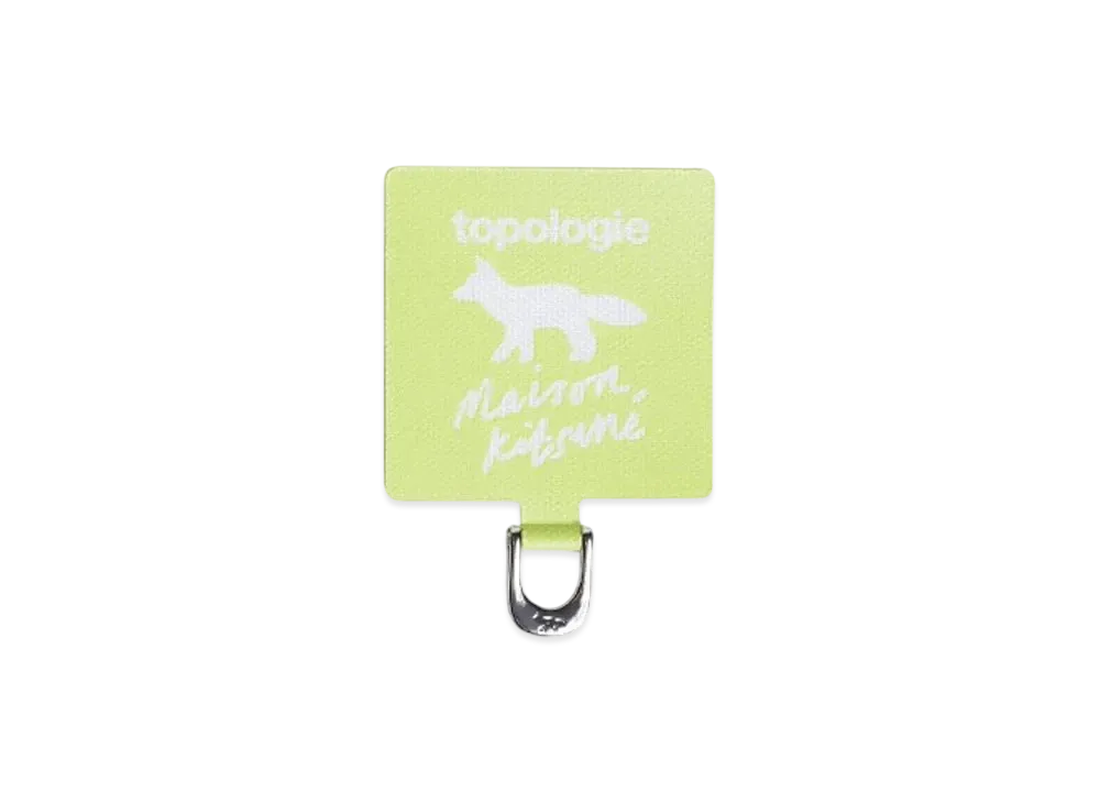 Maison Kitsune x Topologie Phone Strap Adapter "Citron Vert"