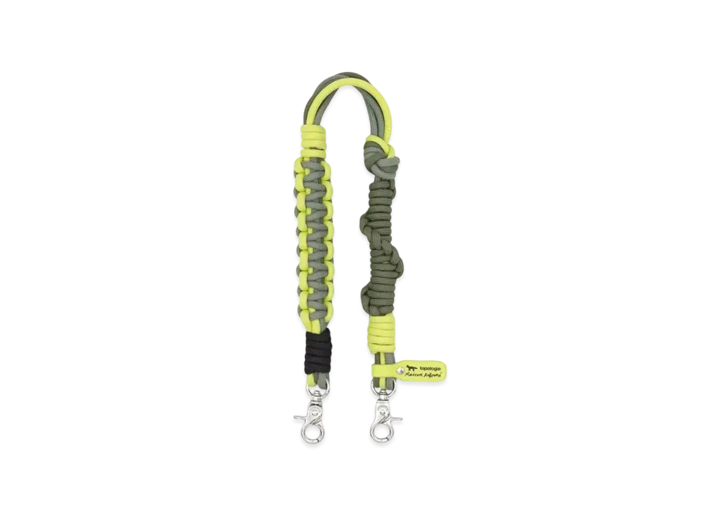 Maison Kitsune x Topologie Macrame Wrist Strap "Citron Vert"