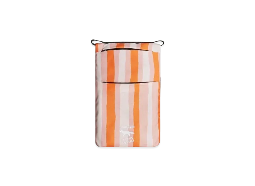 Maison Kitsune x Topologie Phone Sacoche "Marigold Red Print"