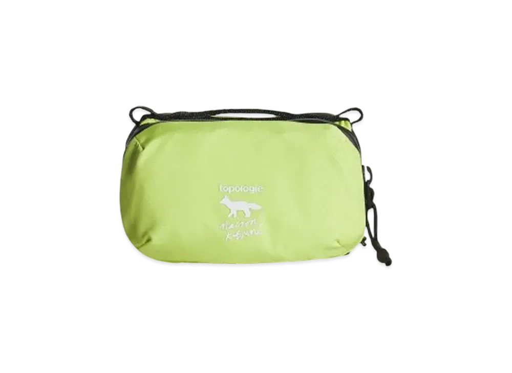 Maison Kitsune x Topologie Mini Bottle Sacoche "Citron Vert"