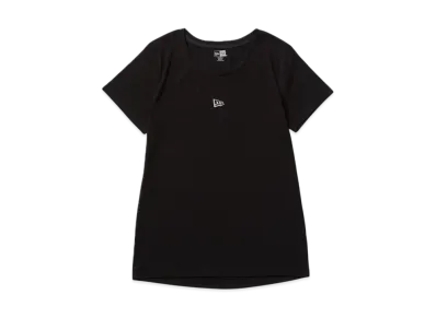 NEW ERA Performance Apparel Women's Short Sleeve Tech Mid-Length T-Shirt "Black"