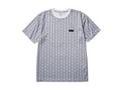 NEW ERA Performance Apparel Short Sleeve Tech T-Shirt Allover Regular Fit "White"