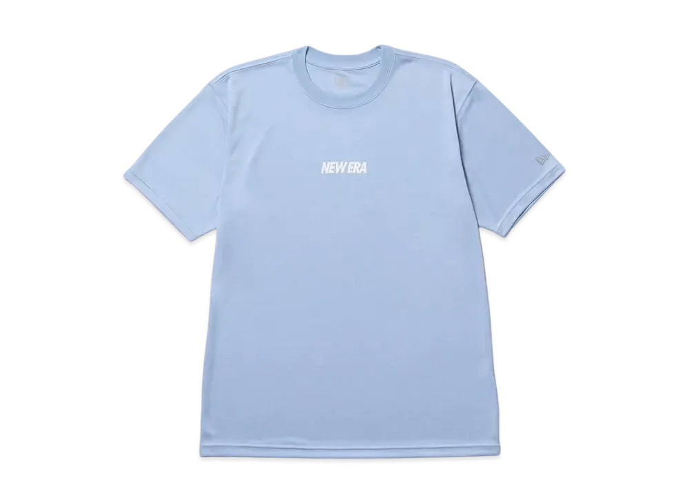 NEW ERA Performance Apparel Short Sleeve Tech T-Shirt Wordmark Regular Fit "Light Blue"