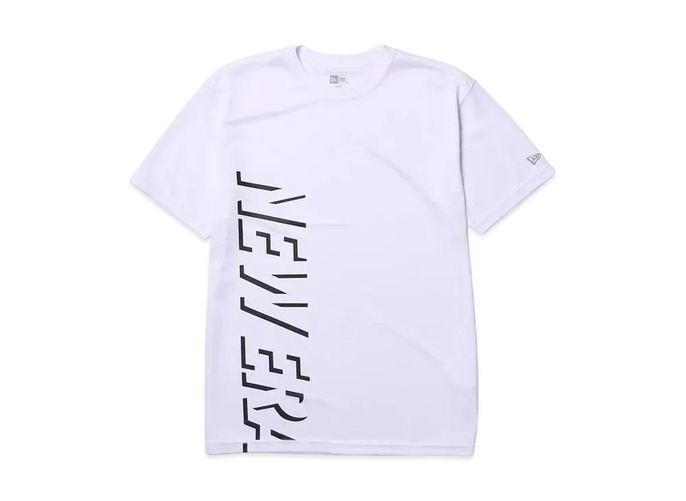 NEW ERA Performance Apparel Short Sleeve Tech T-Shirt Shadow Wordmark Regular Fit "White"