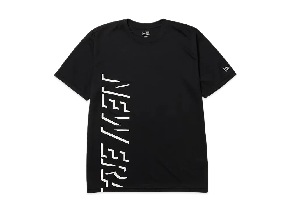NEW ERA Performance Apparel Short Sleeve Tech T-Shirt Shadow Wordmark Regular Fit "Black"