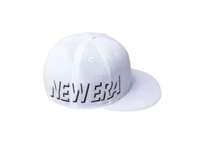 NEW ERA 59Fifty Performance Cap Spacer Mesh Essential Shadow Logo "White"