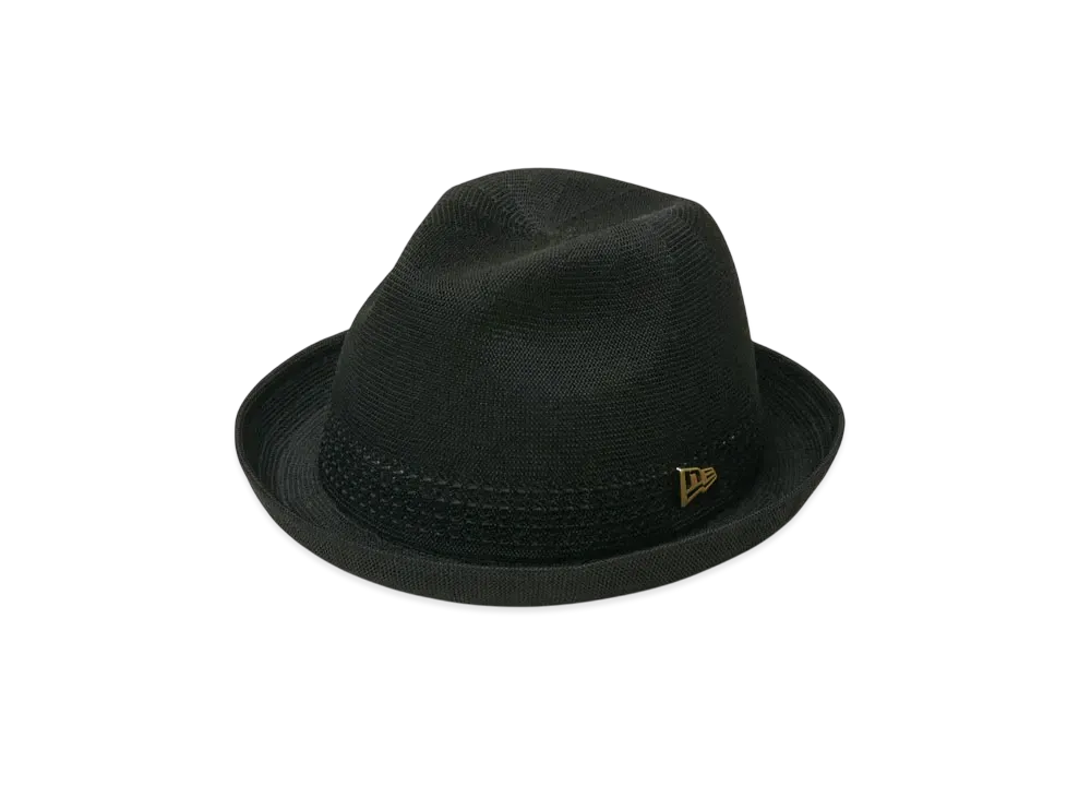NEW ERA Knit Fedora Metal Flag "Black/Gold"
