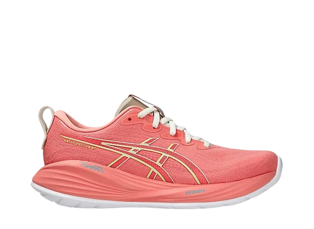 アシックス ウィメンズ ゲルキュムラス27 "グアバ/ライムグリーン"