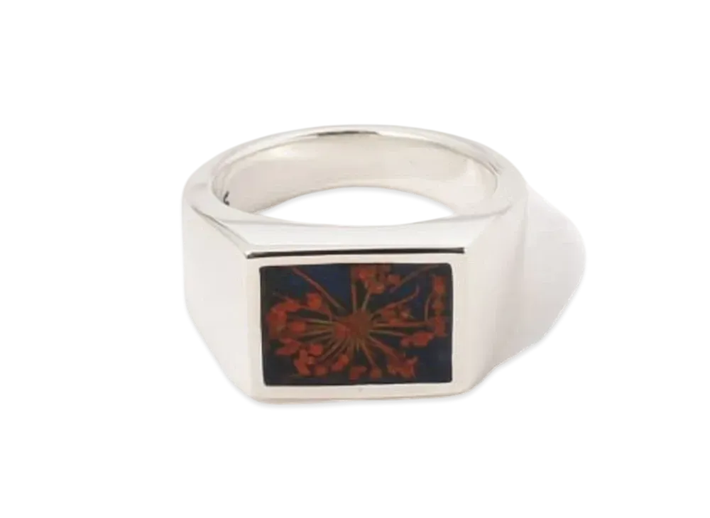 BEAMS x XOLO JEWELRY Exclusive Signet Ring "Orange"