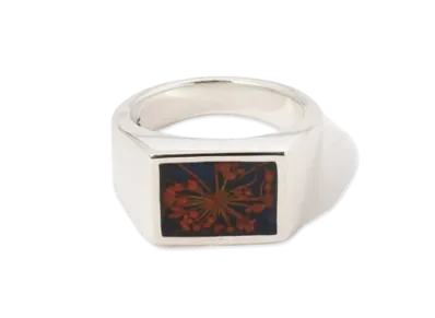 BEAMS x XOLO JEWELRY Exclusive Signet Ring "Orange"