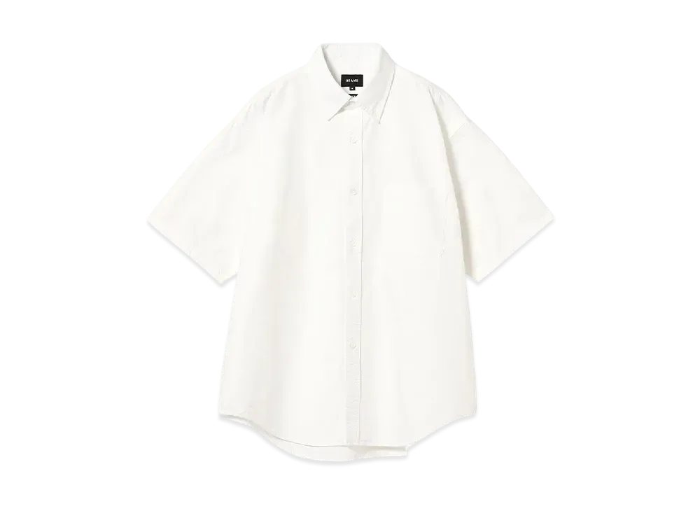 BEAMS Easy Fit Button Down Shirt "White"
