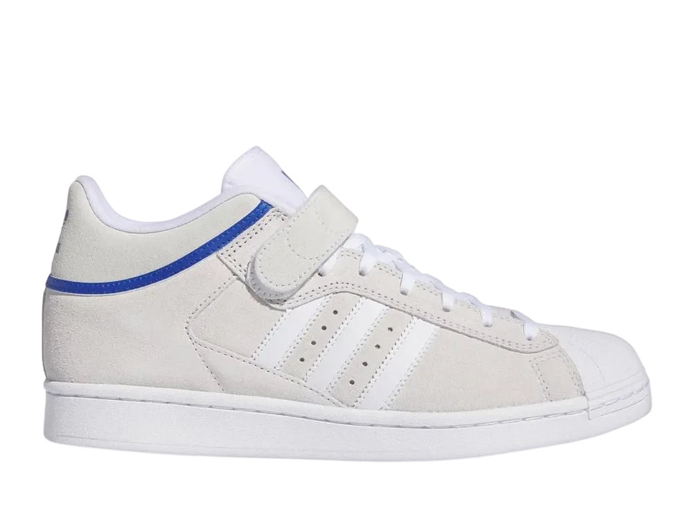 adidas Pro Shell ADV "Crystal White/Footwear White/Team Royal"