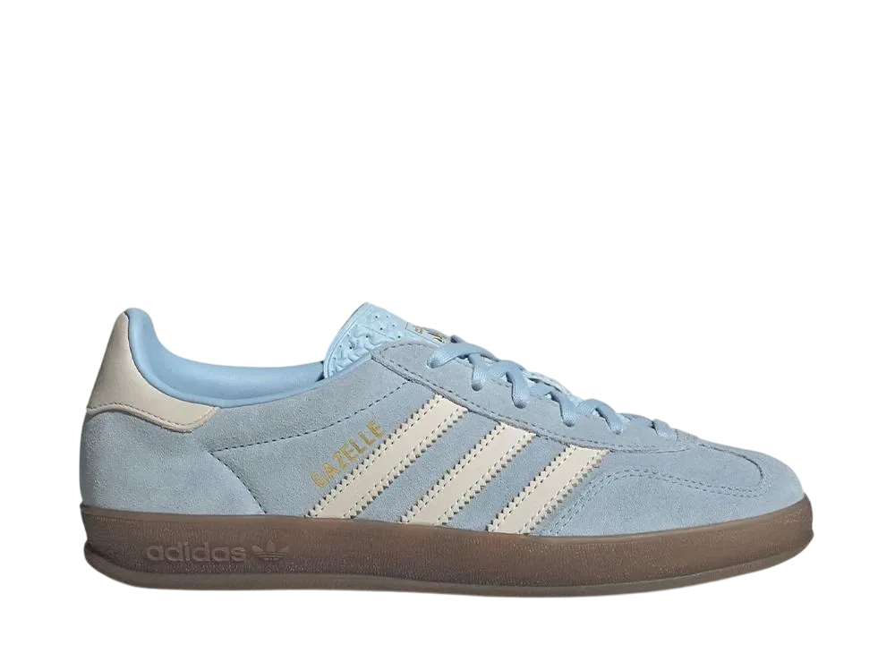 adidas Women's Gazelle Indoor "Clear Sky/Off White/Gum"
