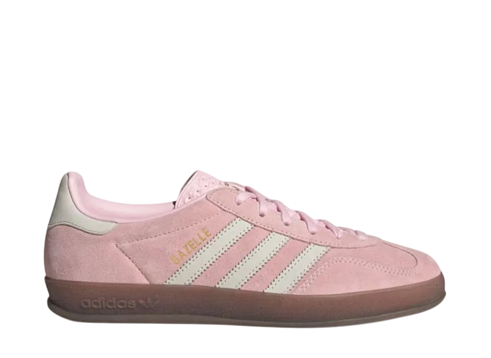 アディダスオリジナルス ウィメンズ ガゼル インドア "クリアピンク/オフホワイト/ガム"