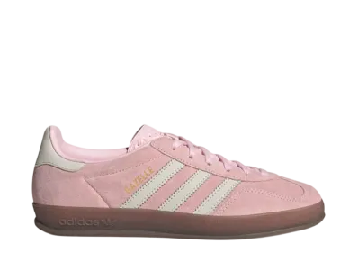 アディダスオリジナルス ウィメンズ ガゼル インドア "クリアピンク/オフホワイト/ガム"