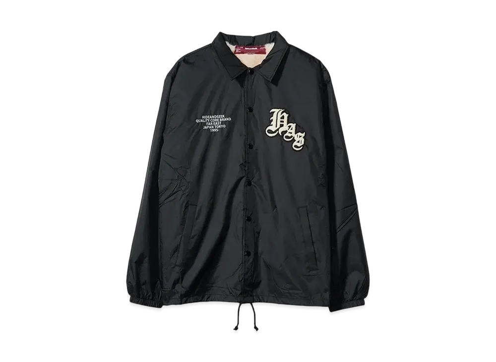 Hide and Seek HAS Boa Coach Jacket"BLACK"