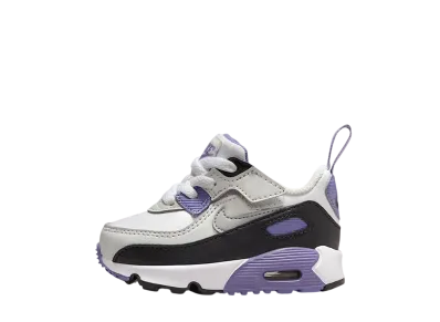 Nike TD Air Max 90 EasyOn "White/Dusty Amethyst/Photon Dust/Light Smoke Grey"