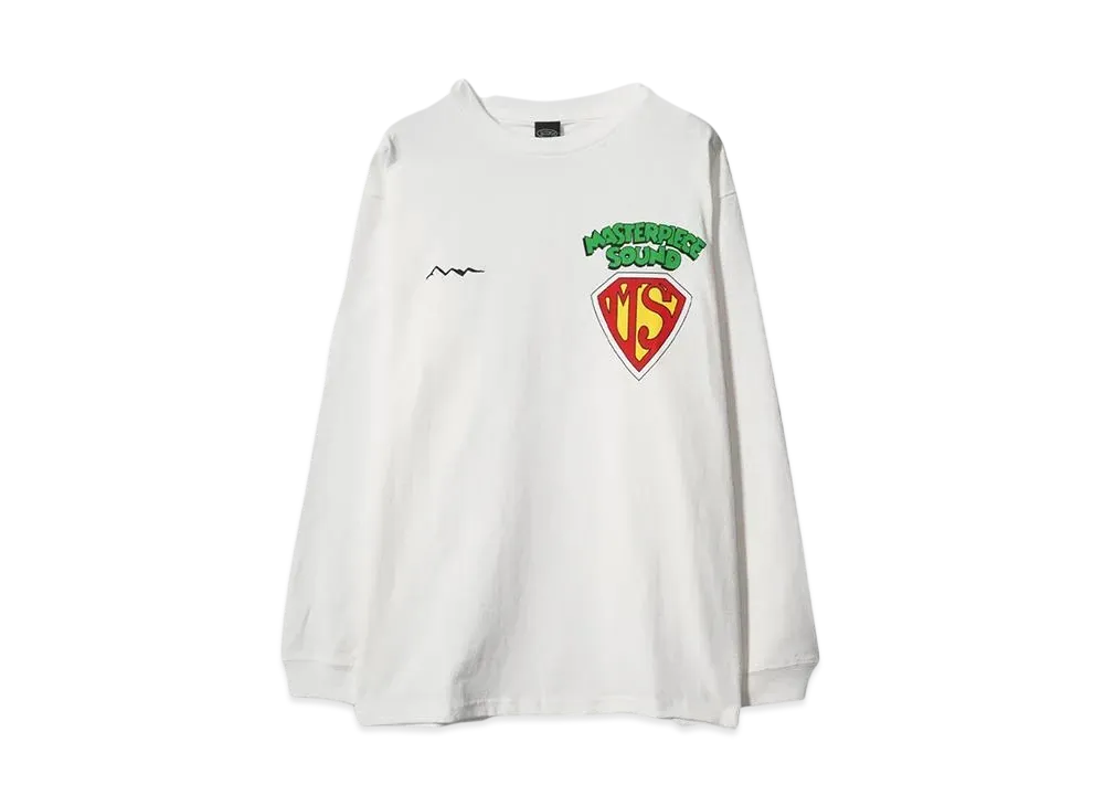 MANASTASH MASTERPIECE SOUND L/S TEE"WHITE"