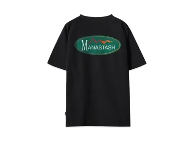 MANASTASH HEMP TEE ORIGINAL LOGO"BLACK"