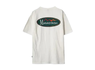 MANASTASH HEMP TEE ORIGINAL LOGO"WHITE"