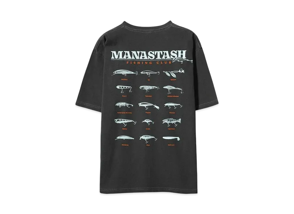 MANASTASH PUMICE TEE LURE"BLACK"