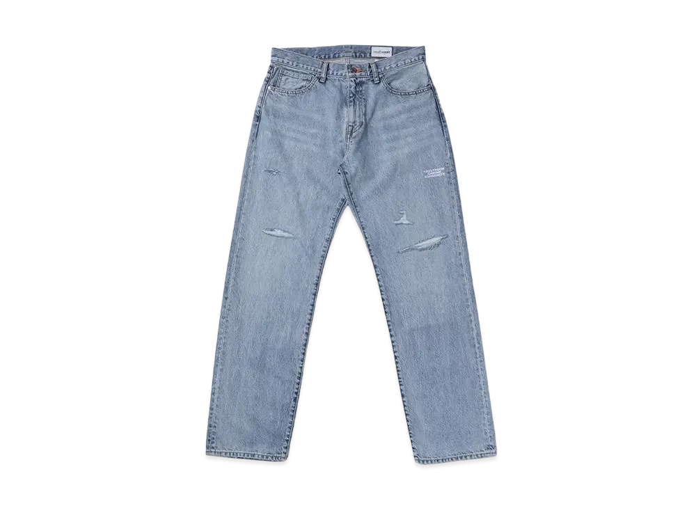 VAULTROOM Oval Logo Straight Jean "Wash Blue"
